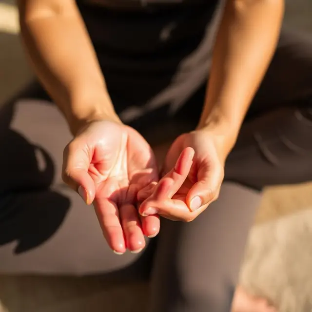 Adi Mudra demonstration
