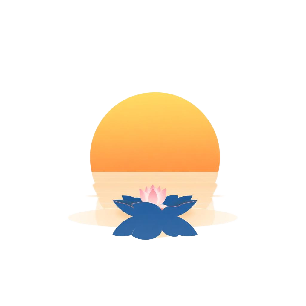 Sunrise & lotus